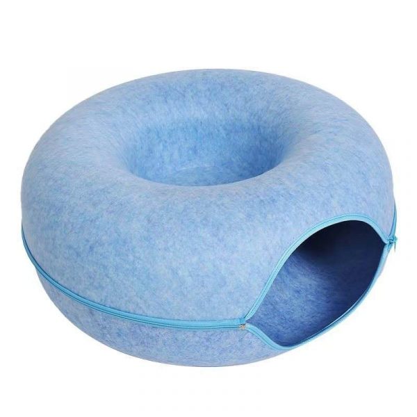 Four Seasons Available Cat Round Felt Pet Nest - Image 7