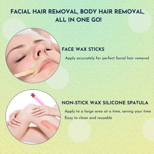 Waxing Kit 19 Items, WUWUVISTA Hair Removal - Image 4
