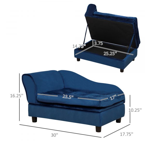 Luxury Small Dog Bed With Hidden Storage - Image 7