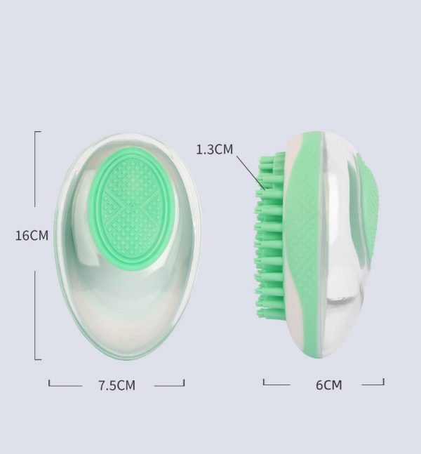 Dog Cat Bath Brush 2-in-1 Pet SPA Massage Comb - Image 5