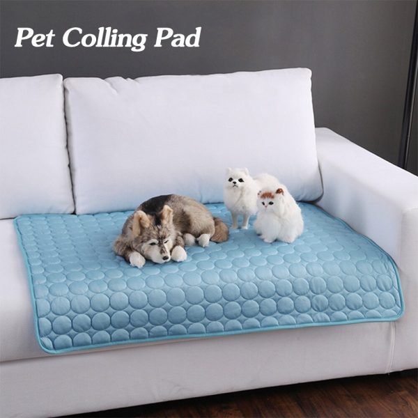 Pet Dog Cat Ice Silk Cold 
Nest Pad For Cooling In Summer - Image 4