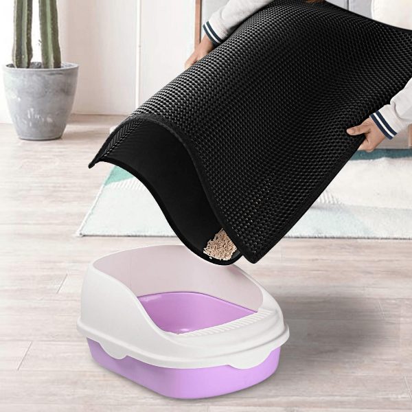 Kitty Cat Litter Mat Trapping Honeycomb Double Layess - Image 4