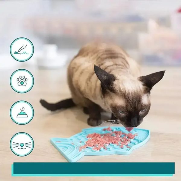 Silicone Lick Mat For Pet Dogs Slow Food Plate - Image 10