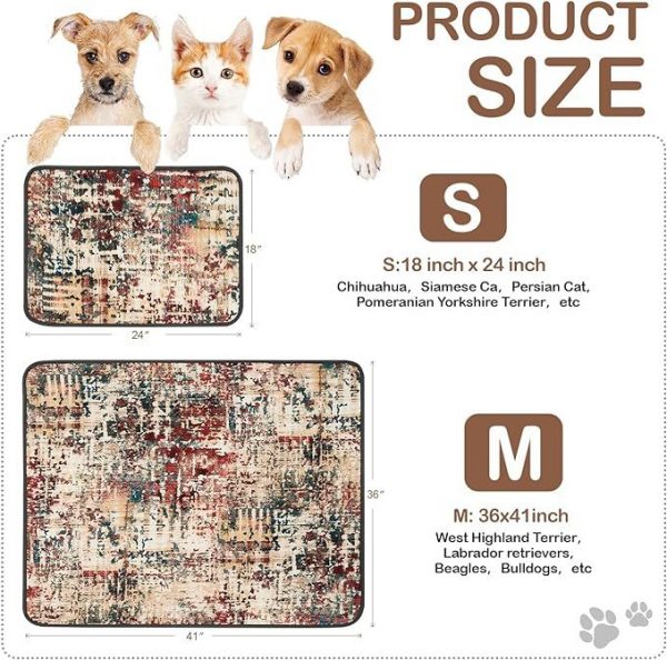 Qeils Washable Pee Pads For Dogs, 2 Pack Reusable - Image 5