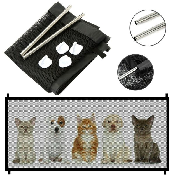 Pets Dog Cat Baby Safety Gate Mesh - Image 2