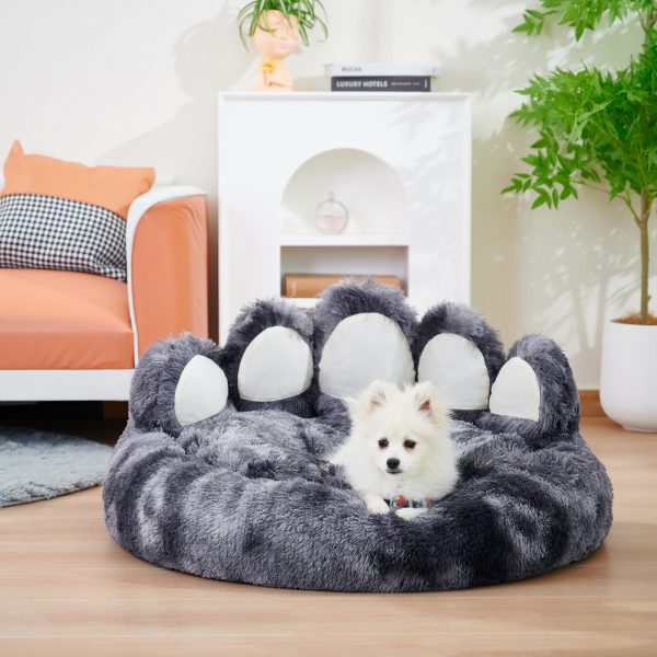 Cute Dog Bear Paw Shape Dog Bed, Dog Beds