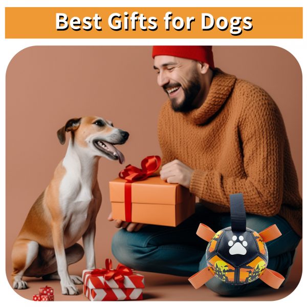 Interactive Dog Toys, Dog Soccer Ball With Straps - Image 5