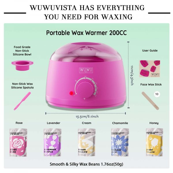 Waxing Kit 19 Items, WUWUVISTA Hair Removal - Image 7