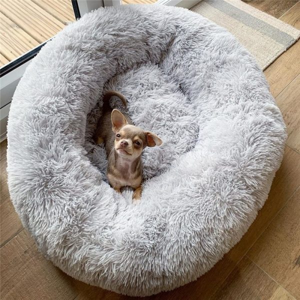 Dog Bed Super Soft Washable Long Plush Pet - Image 2