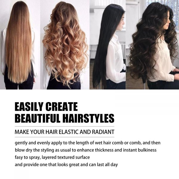 Hair Setting Spray - Volumizing  Moisturizing Styling Spray With Niacinamido - Image 4