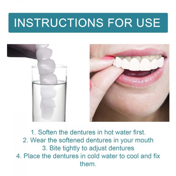 EELHOE Adjustable Buckle Denture, Temporary - Image 2