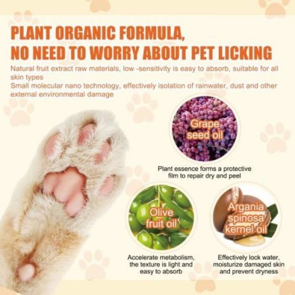 Natural Plant Formula Pet Paw Balm For Cats And Dogs - Image 3