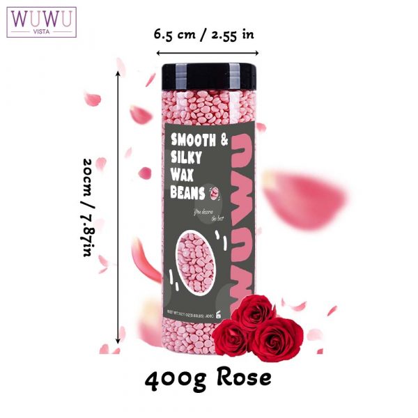 Hard Wax Beads 1600g Set, 400G X 4 Bottles - Image 9