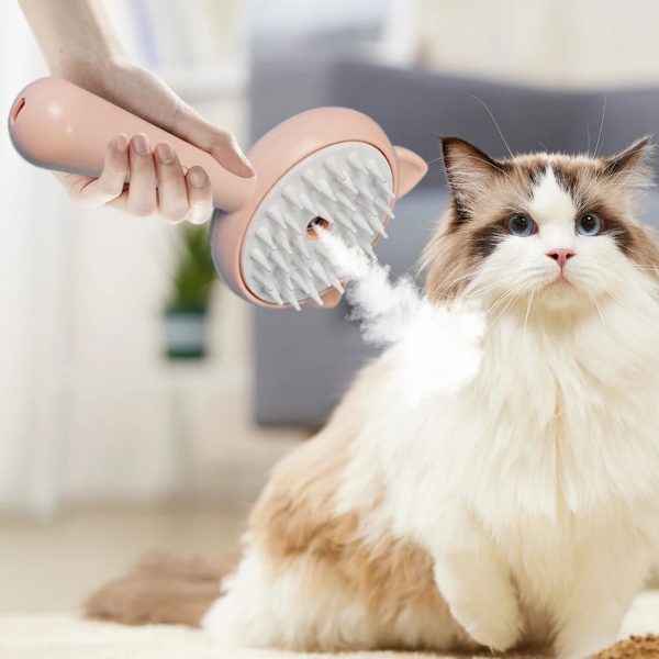 Hair Cleaning Brush With Mist Multifunctional Cat - Image 8