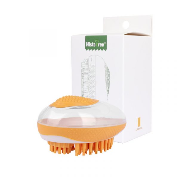 Dog Cat Bath Brush 2-in-1 Pet SPA Massage Comb - Image 2