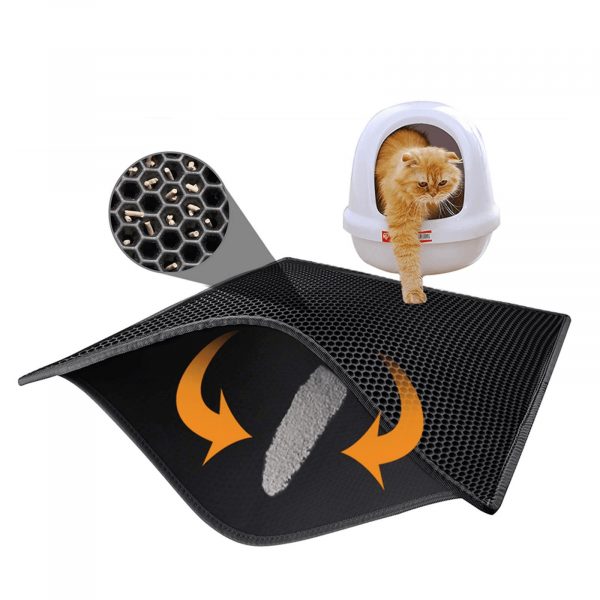 Kitty Cat Litter Mat Trapping Honeycomb Double Layess - Image 8
