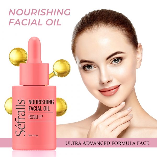 Sefralls Rosehip Facial Oil Soothing Plant Extract - Image 3