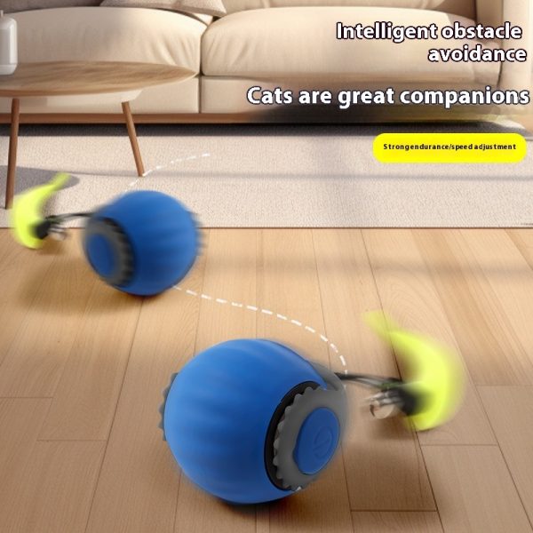 Pet With Gravity Sudden Ball Cat Toy - Image 8