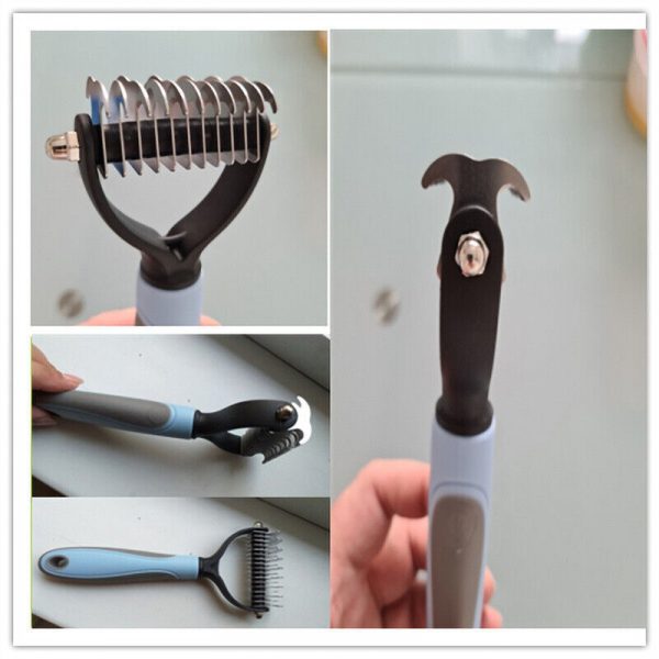 Grooming Brush For Pet Dog Cat Deshedding Tool - Image 4