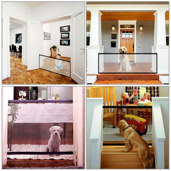 Pets Dog Cat Baby Safety Gate Mesh - Image 3
