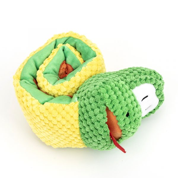 Snake Snuffle Toy Squeaky Dog Toys Boredom - Image 4