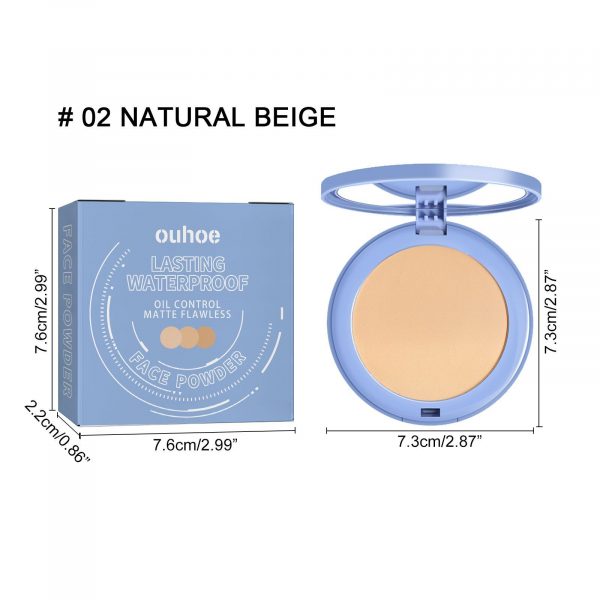 OUHOE Long-lasting Finishing Compact - Flawless - Image 5