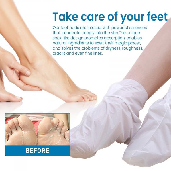 West&Montreal Exfoliating Foot Mask Foot Care Cleanses - Image 2