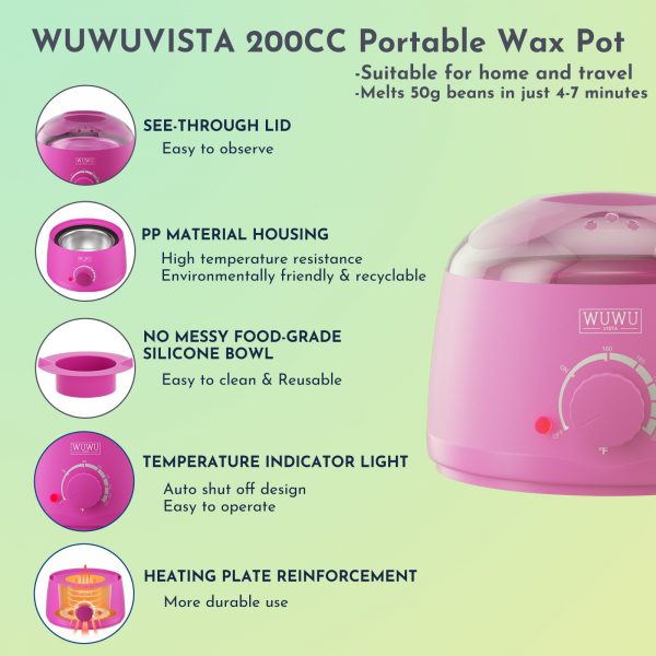 Waxing Kit 19 Items, WUWUVISTA Hair Removal - Image 3