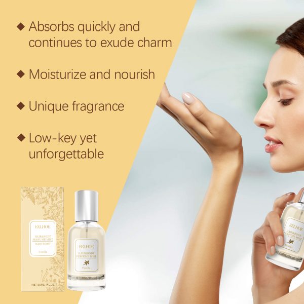 EELHOE Vanilla Body Hair Perfume Spray
Fragrance Floral Fragrance Ladies Niche Perfume Spray - Image 5