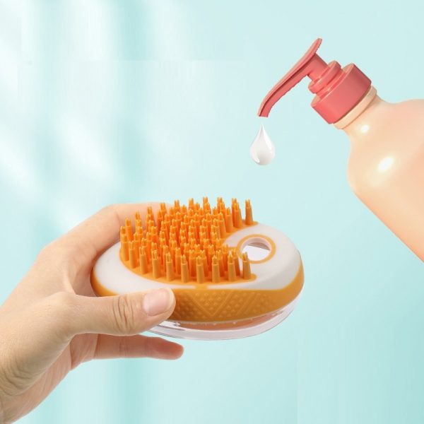 Dog Cat Bath Brush 2-in-1 Pet SPA Massage Comb - Image 9