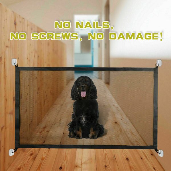 Pets Dog Cat Baby Safety Gate Mesh - Image 4