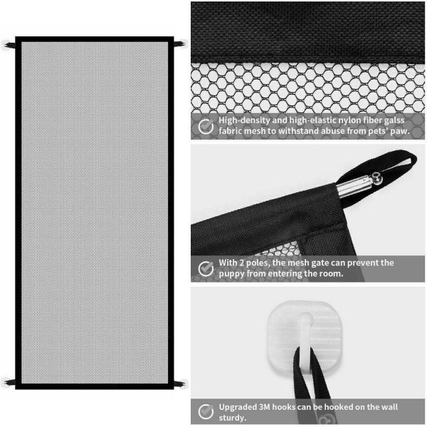 Pets Dog Cat Baby Safety Gate Mesh - Image 6