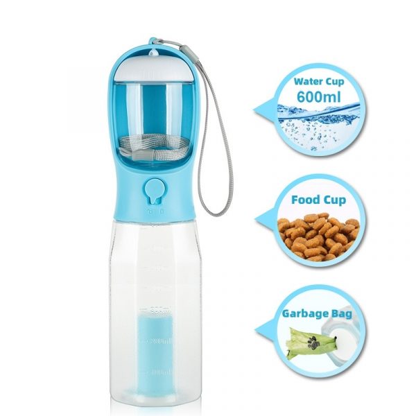 Portable Cat Dog Water Bottle Food Feeder - Image 9