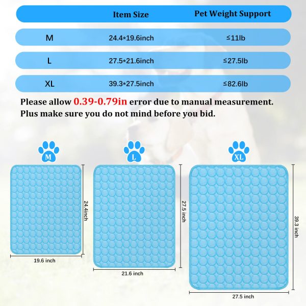 Pet Cooling Mat Cool Pad Cushion Dog Cat Puppy - Image 3