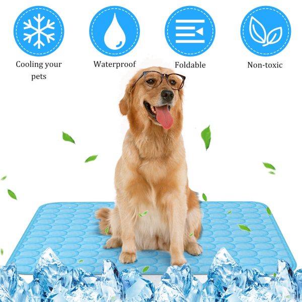 Pet Cooling Mat Cool Pad Cushion Dog Cat Puppy - Image 2