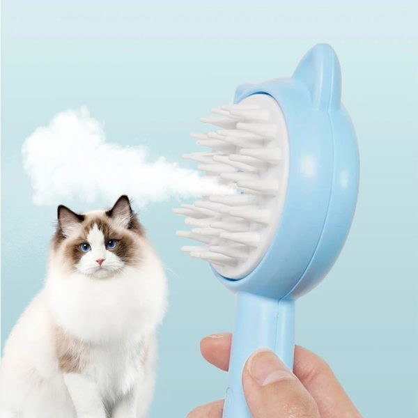 Hair Cleaning Brush With Mist Multifunctional Cat - Image 9