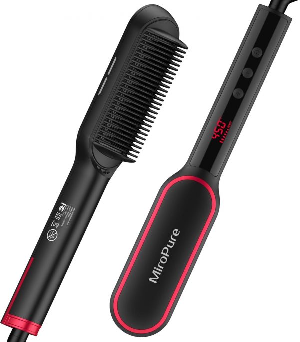 Hair Straightener Brush, One-Step Straightening Brush With 50M