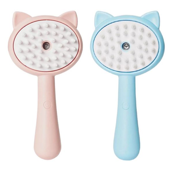 Hair Cleaning Brush With Mist Multifunctional Cat - Image 3