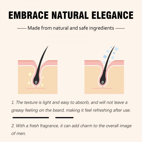 Beard Care Oil Men's Facial Sideburns - Image 2